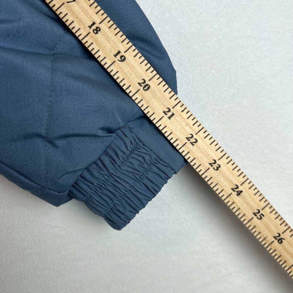 VTG Ms Freddi Quilted Coat Padded Lined Button Front Blue Jacket‎ Size 16 - Picture 5 of 8